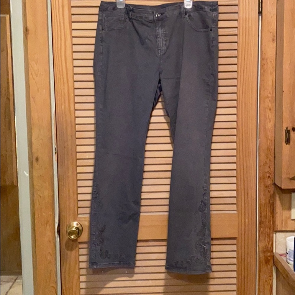 Gray Denim Jeans